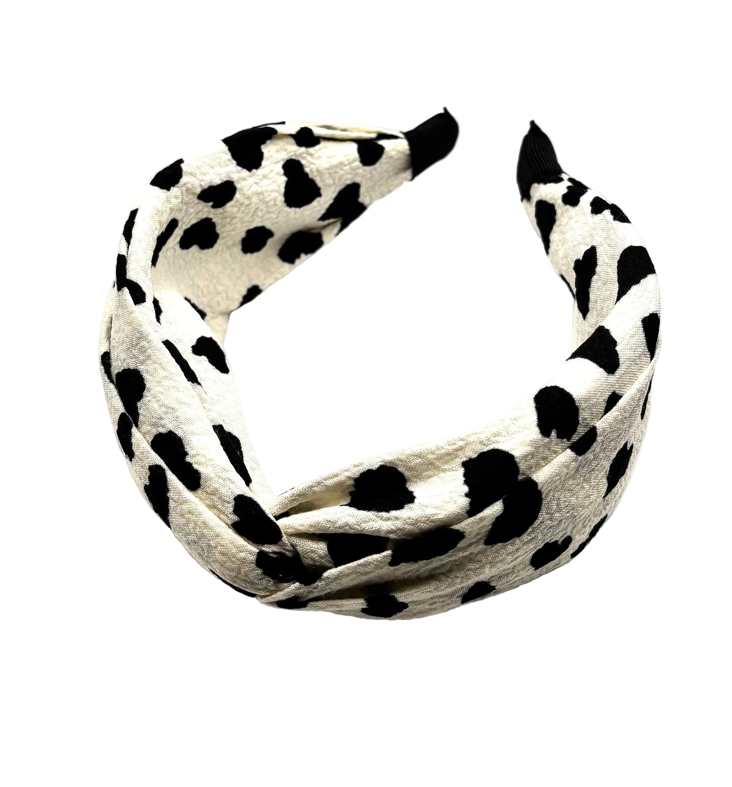 Dalmatian Print Knot Hairband