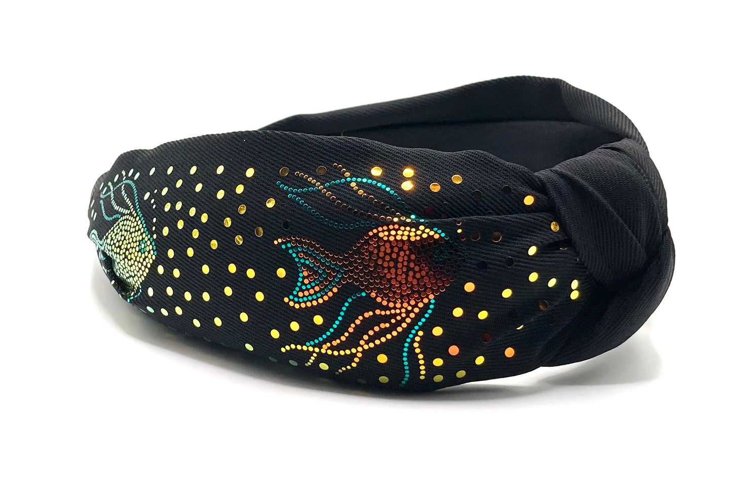 Reflective Flower Design Hair Band