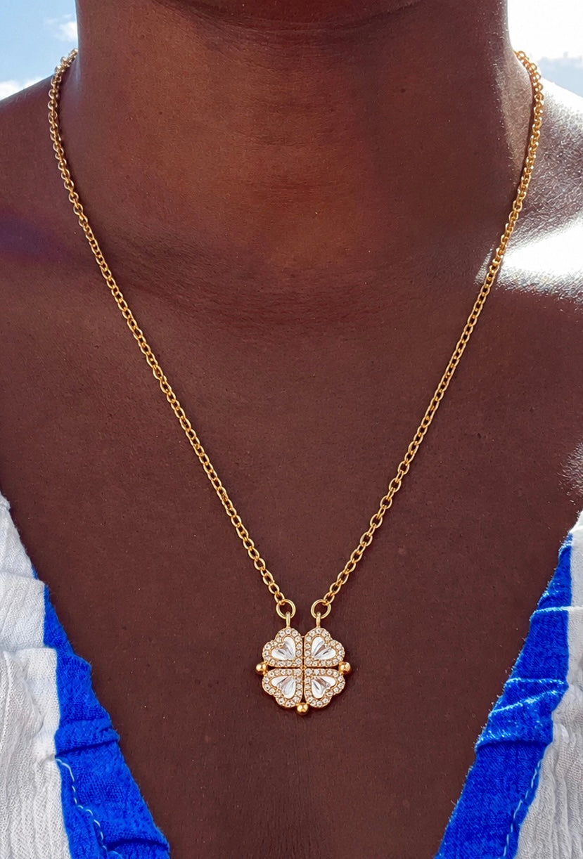 Diamante Love Heart Necklace