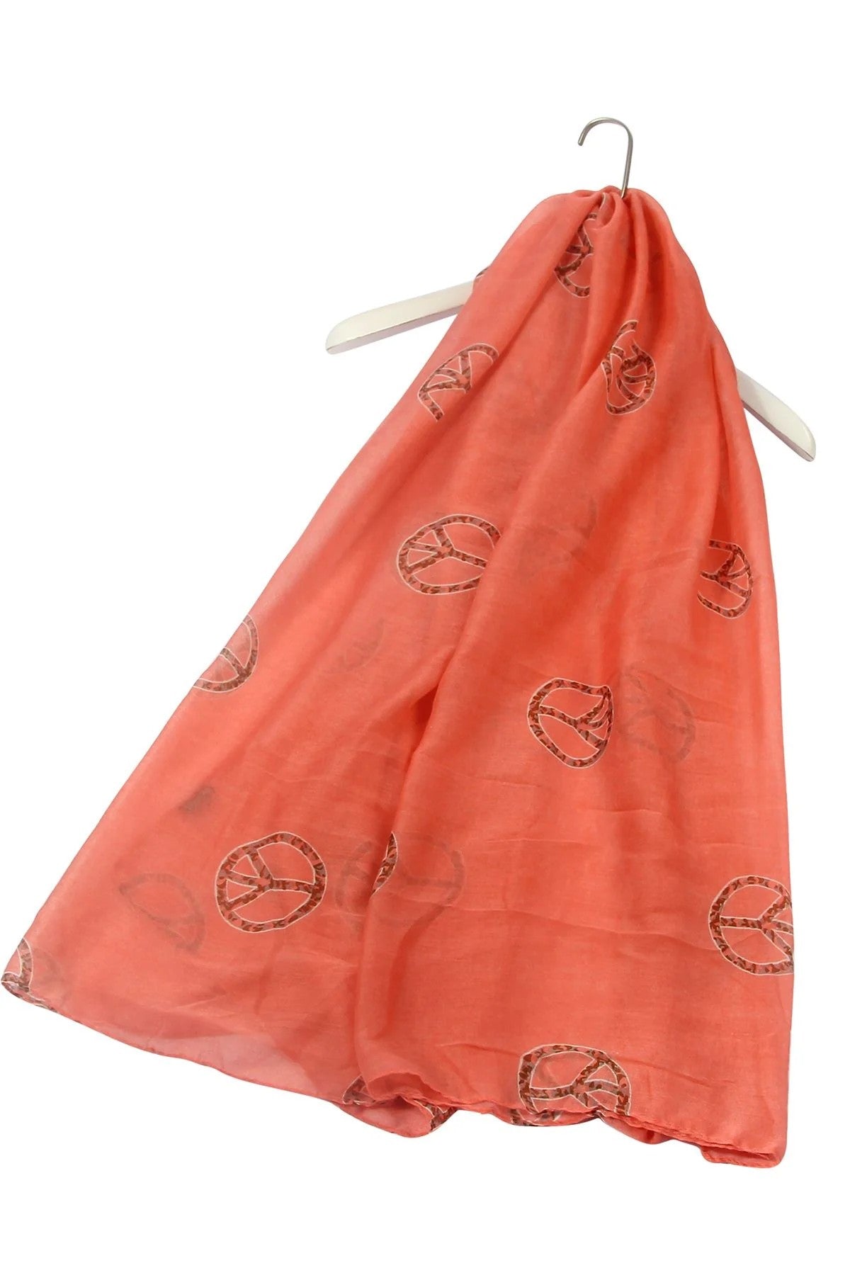 Peace Symbol Print Scarf