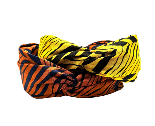 Tiger Print Wide Hairband