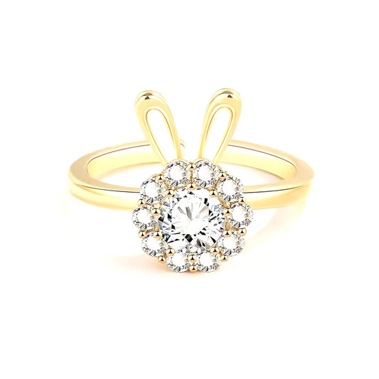 Bunny Ears Anxiety Spinner Ring