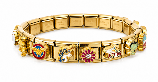 Unicorn Wishes Italian Charm Bracelet