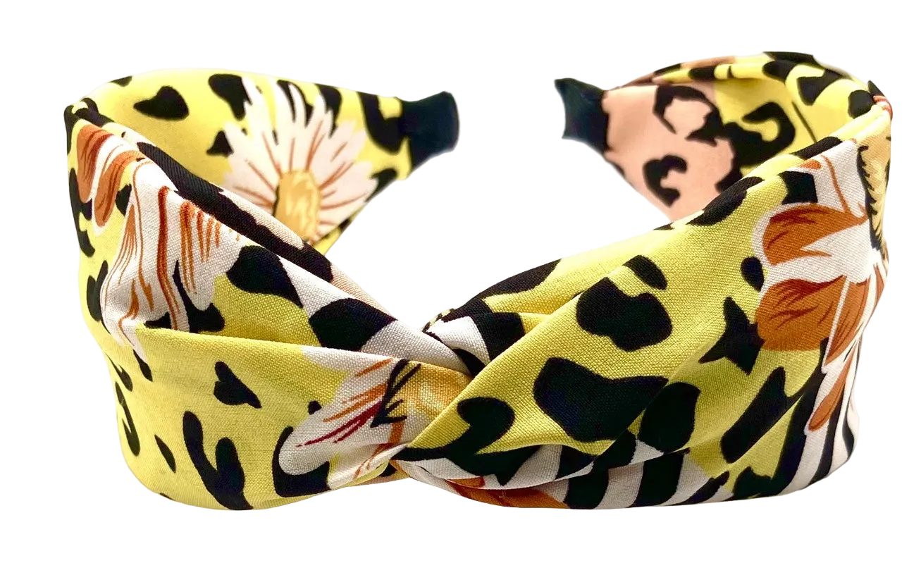 Leopard Animal Print Knot Hair Band