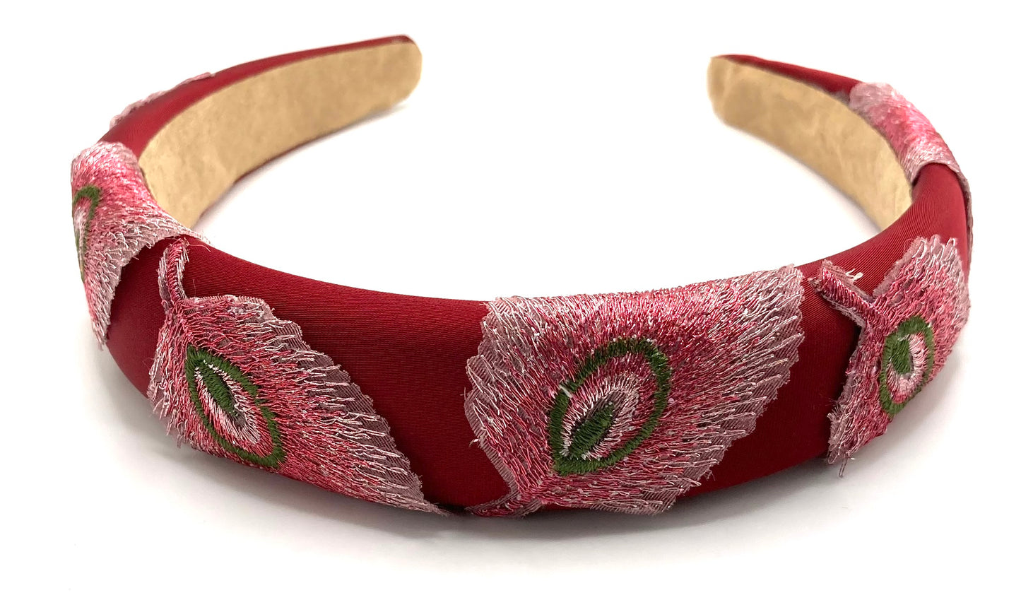 Leaf Embroidered Baroque Hair Band