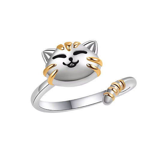 Cat Spinner Ring
