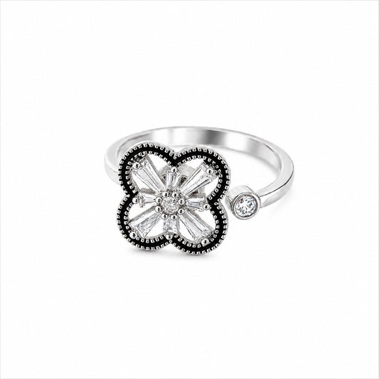 Diamante Bloom Spinner Ring
