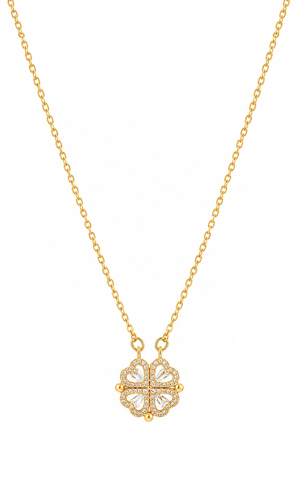 Diamante Love Heart Necklace