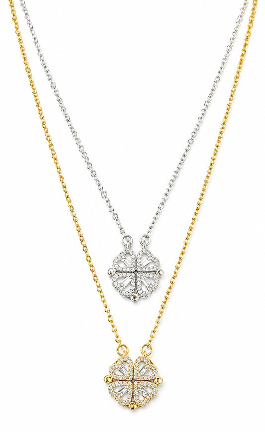 Diamante Love Heart Necklace