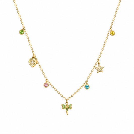 Dragonfly Charm Necklace