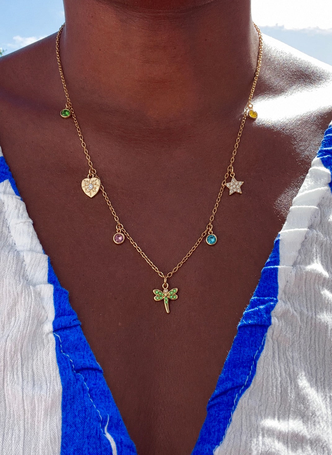 Dragonfly Charm Necklace