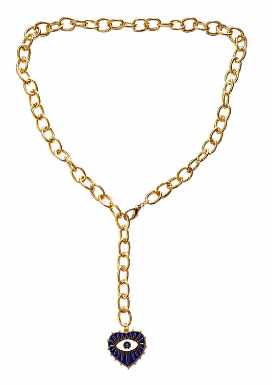Evil Eye Drop Necklace