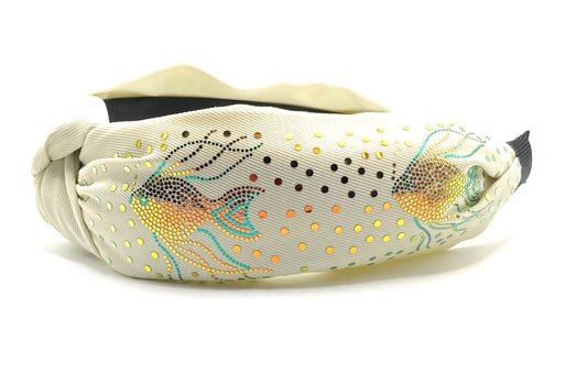 Reflective Flower Design Hair Band