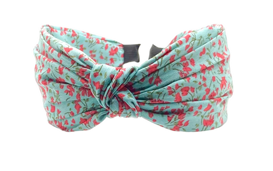 Floral Print Knot Hair Band