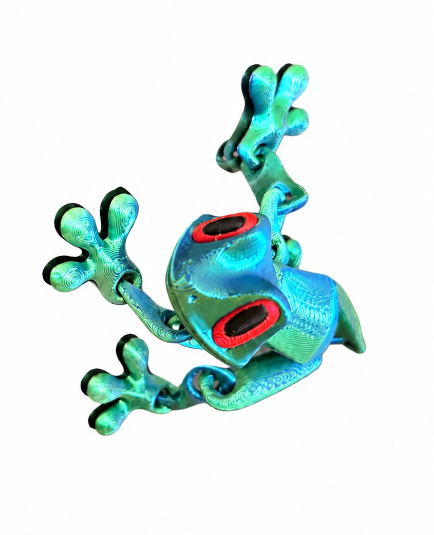 Articulated Frog Fridge Magnet