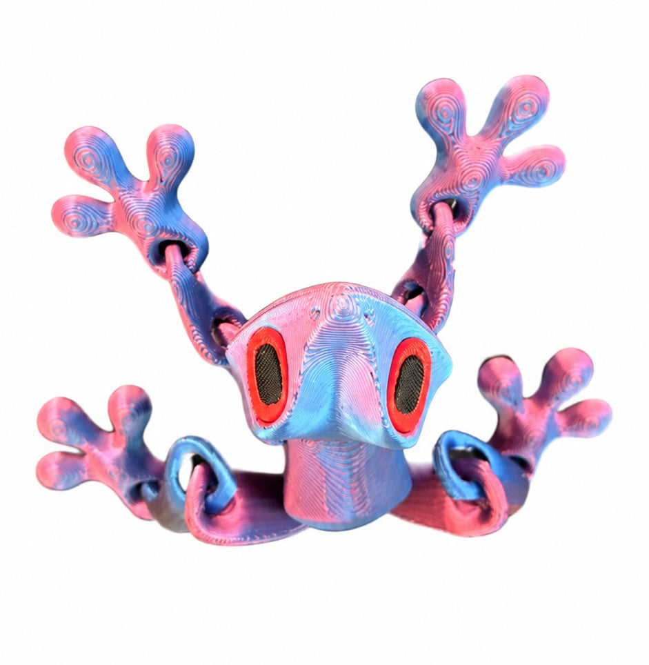 Articulated Frog Fridge Magnet
