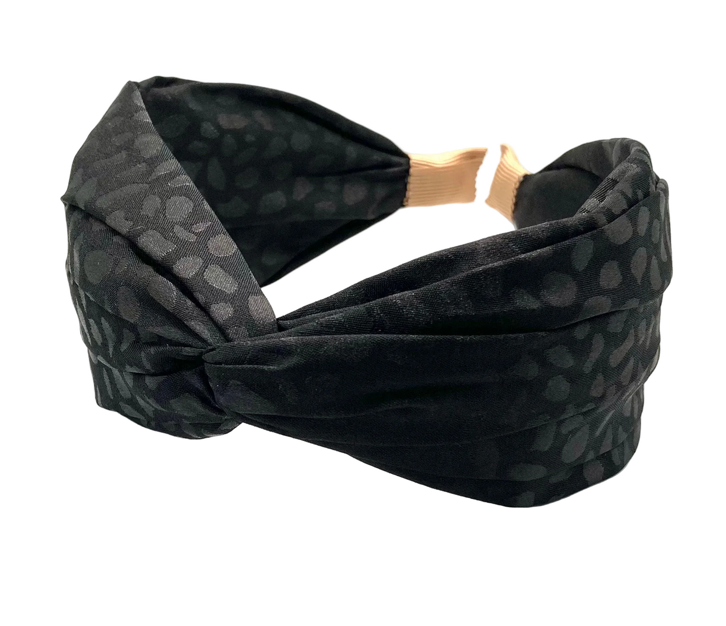 Satin Heart Twist Hair Band