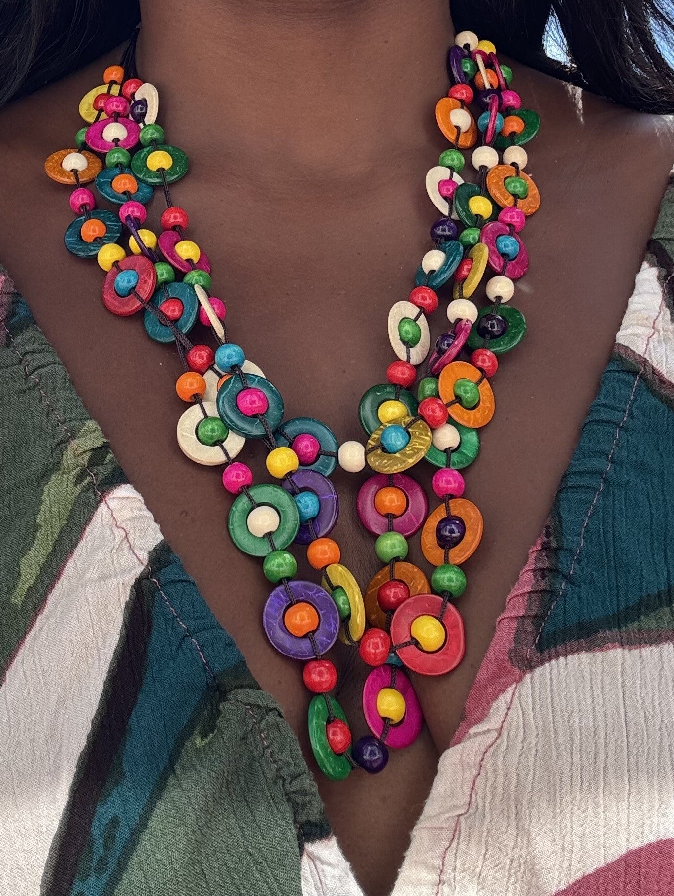 Multi Disc Necklace