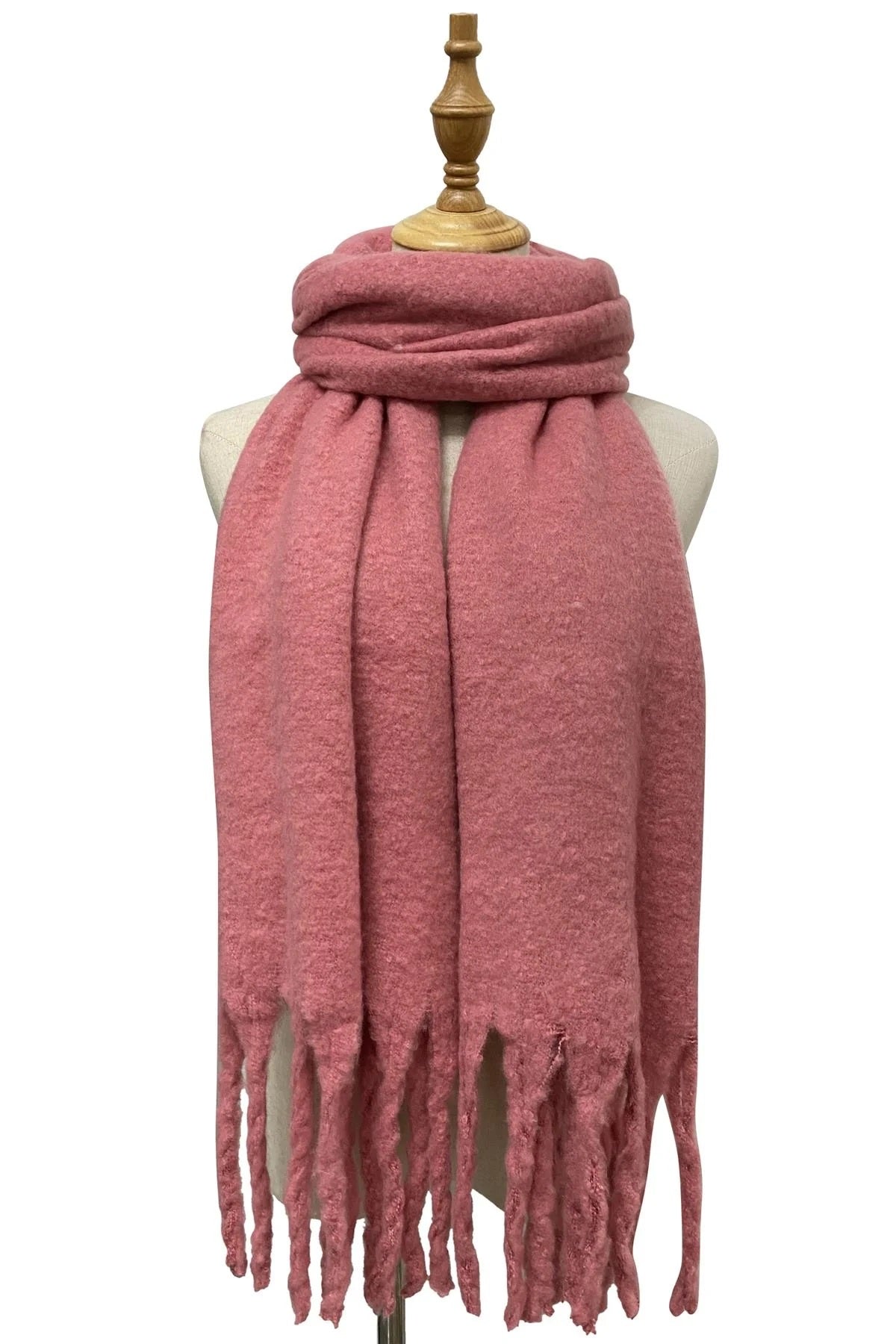 Plain Tassel Blanket Scarf