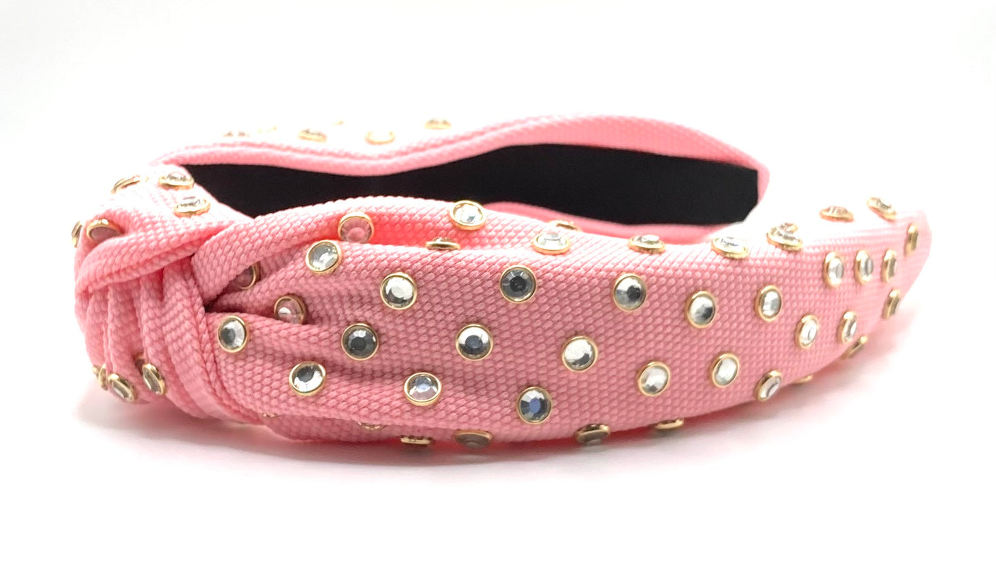 Diamante Studded Knot Head Band