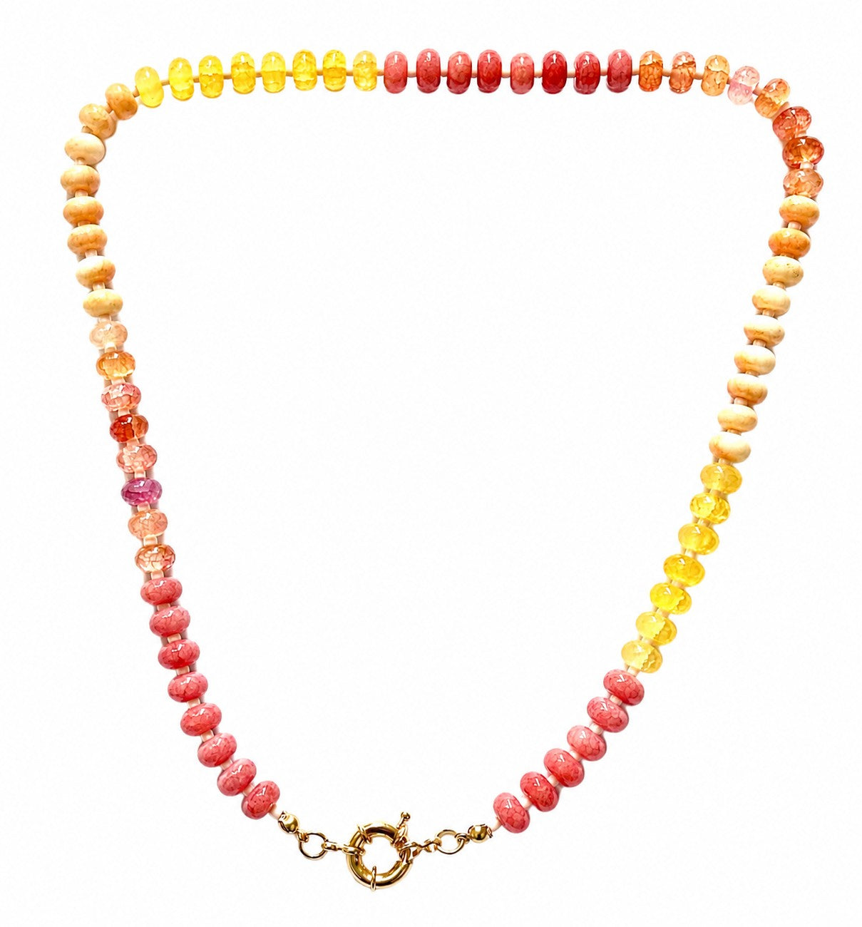 Rainbow Bead Necklace