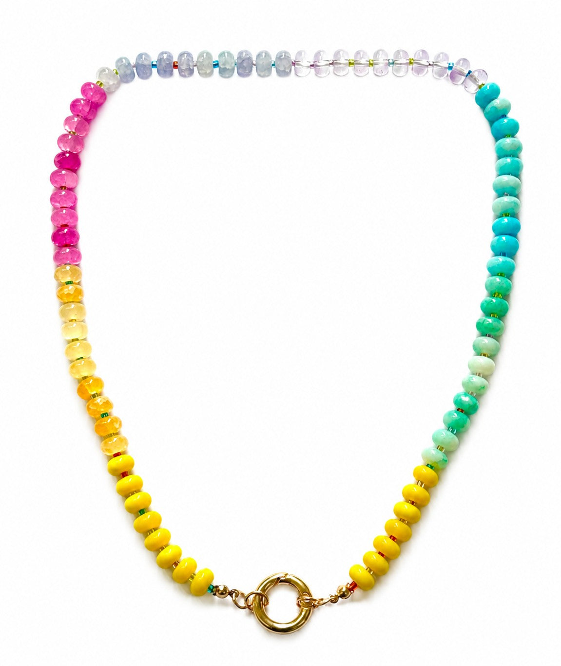 Rainbow Bead Necklace