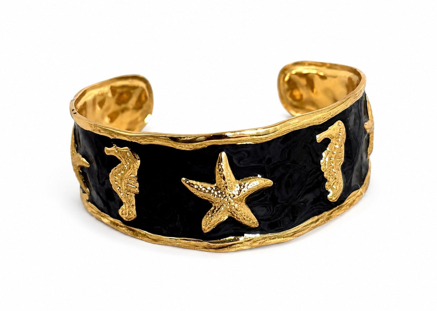 Coastal Resin Cuff Bangle