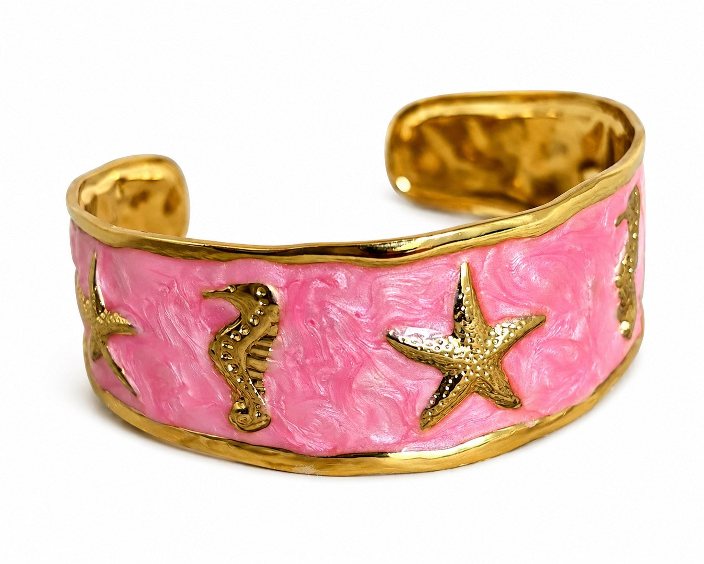 Coastal Resin Cuff Bangle