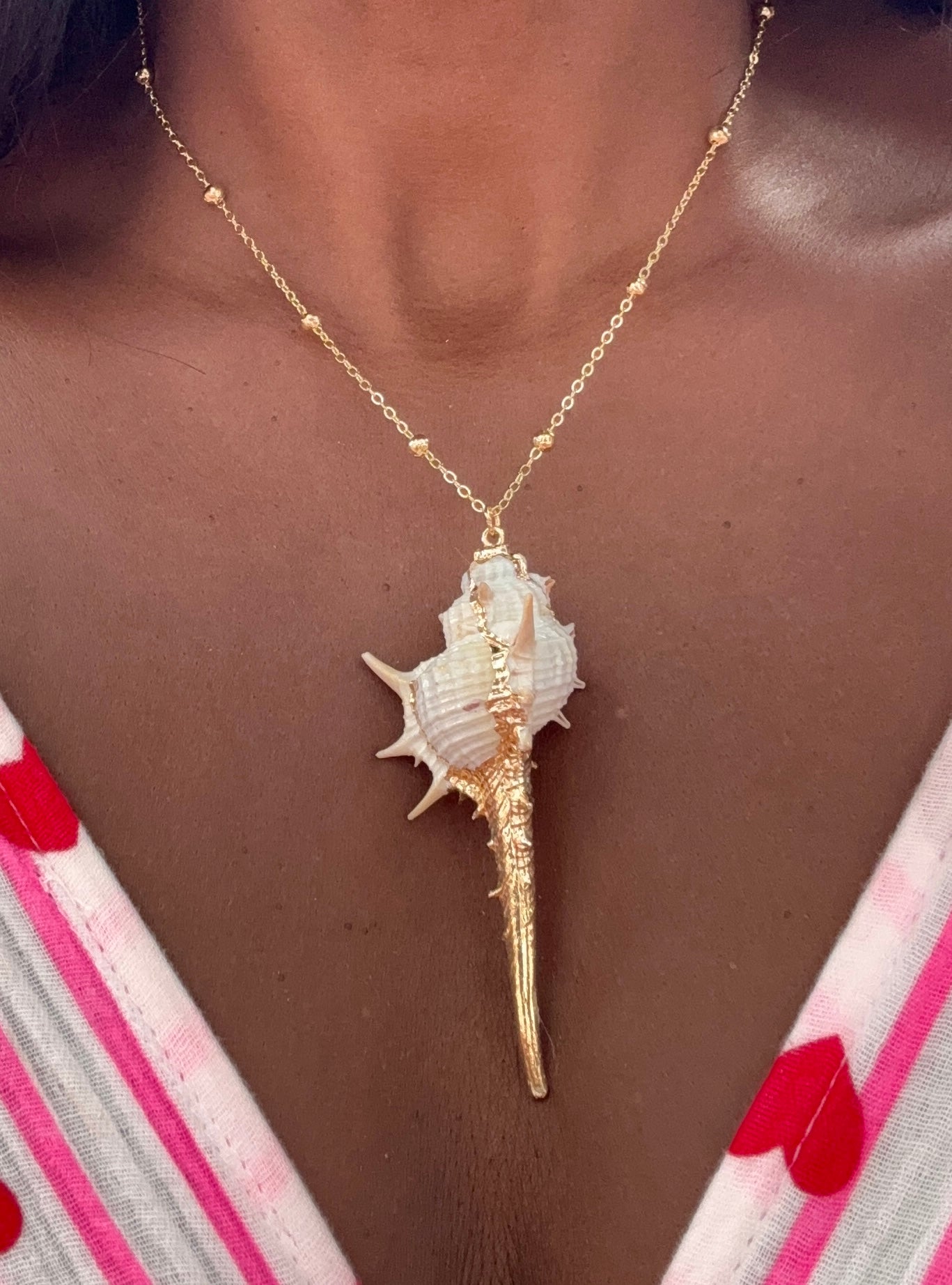 Shell Drop Necklace
