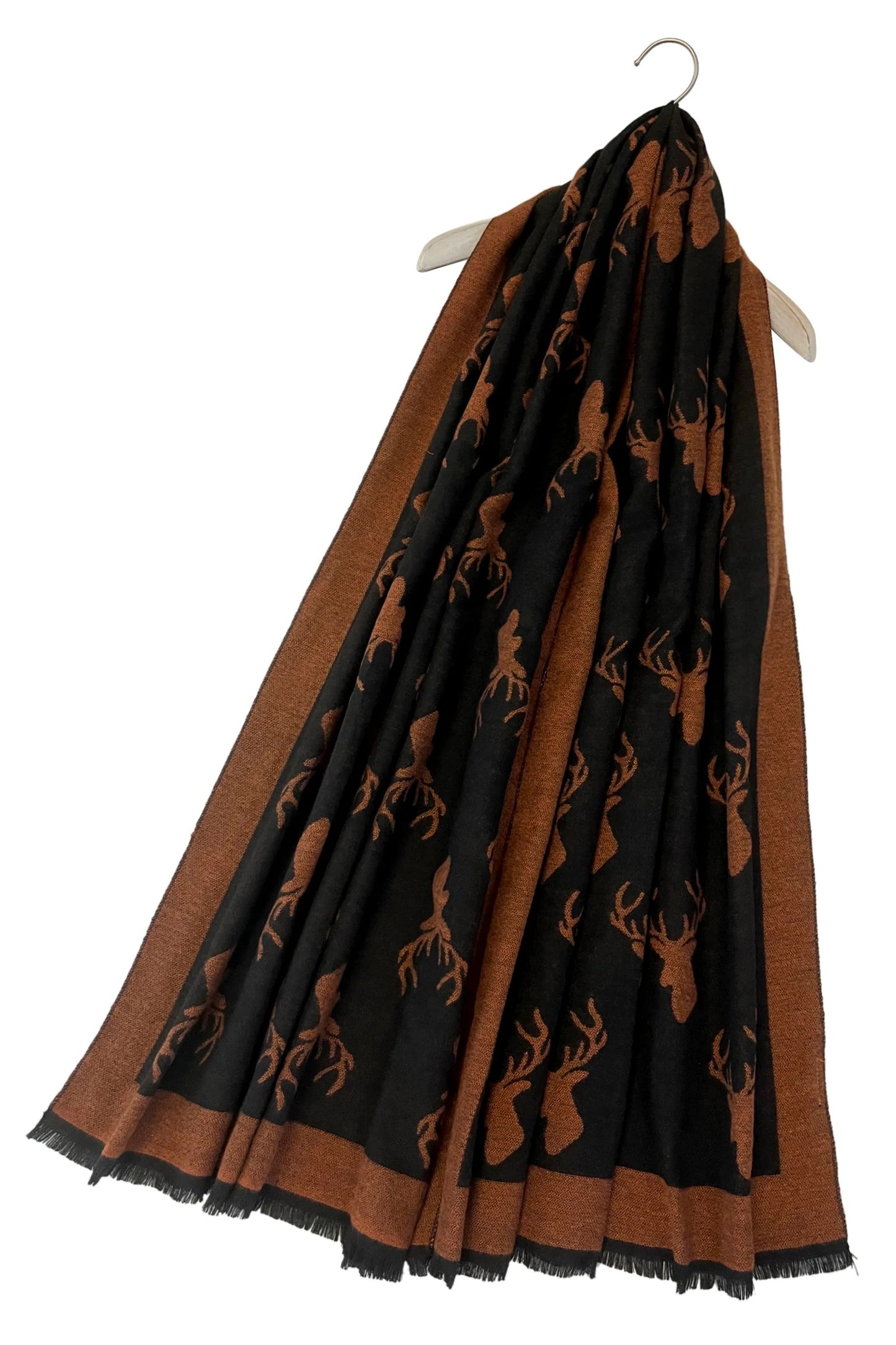 Animal Print Tassel Blanket Scarf
