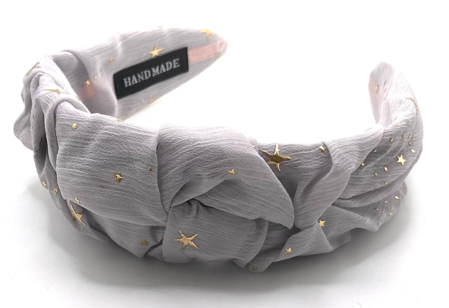 Wide Star Pleated Hair Band